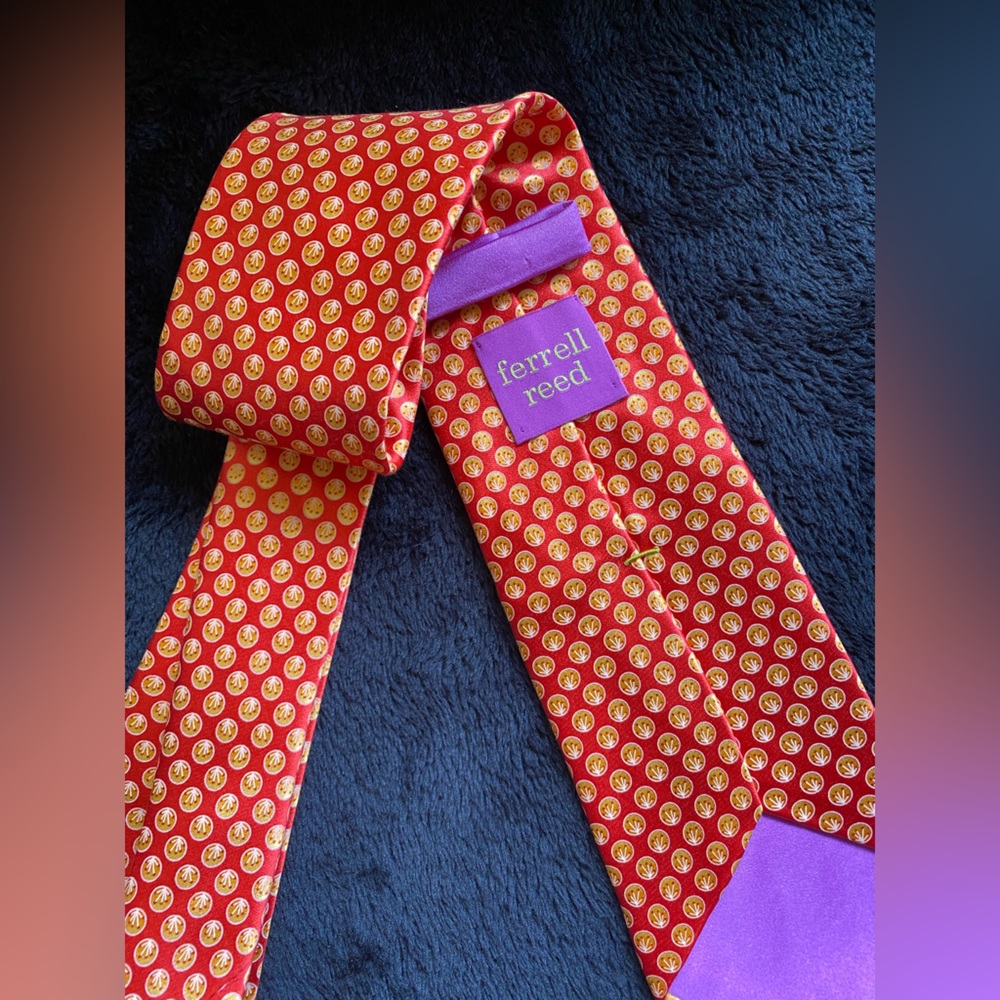 Ferrell Reed Silk Tie - Picture 3 of 4
